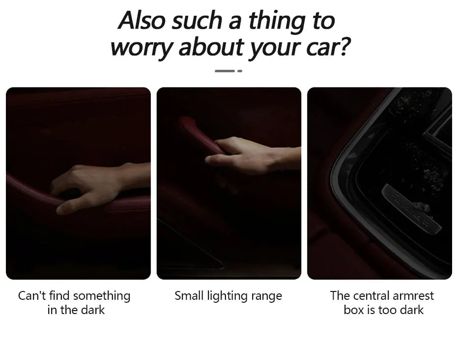 Rechargeable Magnetic Car LED Touch Light – Wireless Interior Lamp