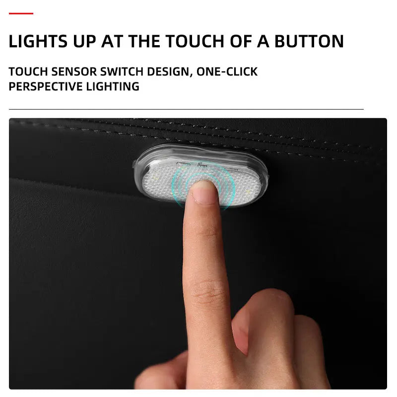 Wireless Magnetic Car Door LED Light – Rechargeable Touch Interior Lamp