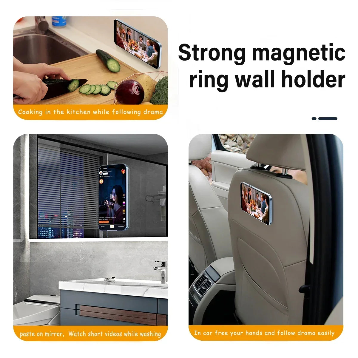 MagSafe Magnetic Phone Holder – Ultra-Strong Mount for Car, Wall & Desk | NorthCore