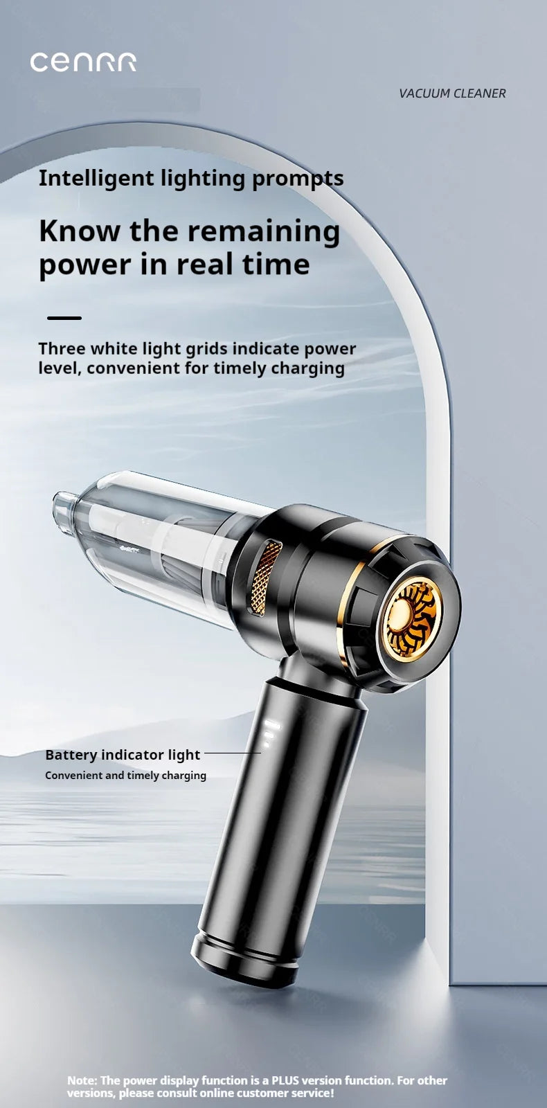 Powerful Wireless Car Vacuum Cleaner – Portable High-Suction Handheld Cleaner