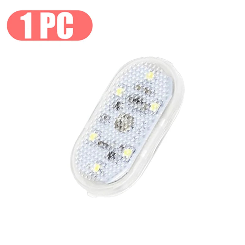 Rechargeable Magnetic Car LED Touch Light – Wireless Interior Lamp