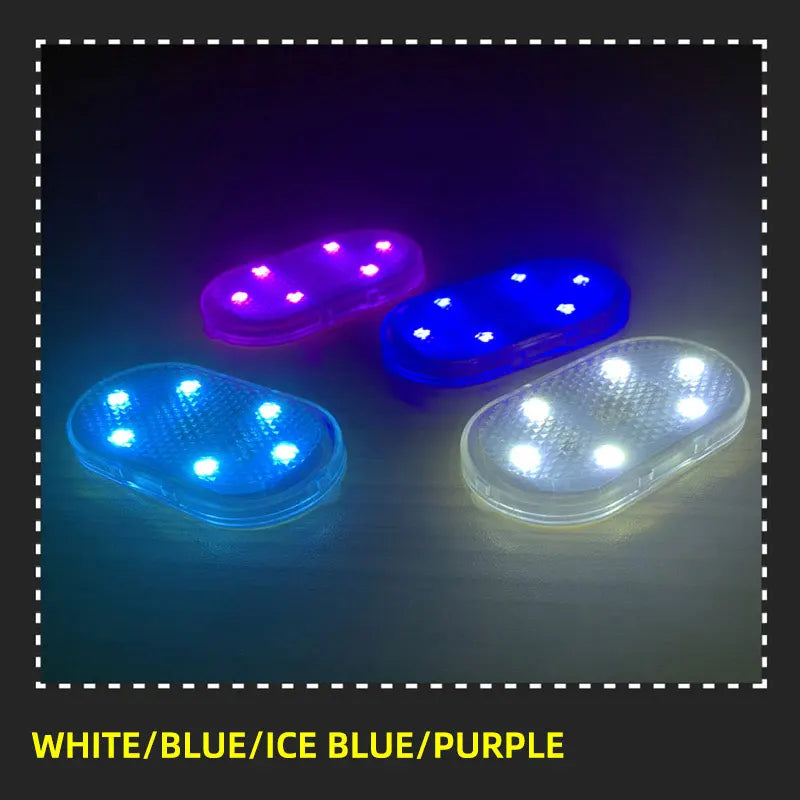 Wireless Magnetic Car Door LED Light – Rechargeable Touch Interior Lamp
