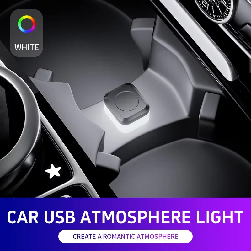 USB Car LED Ambient Light – Plug & Play Interior Atmosphere Lamp