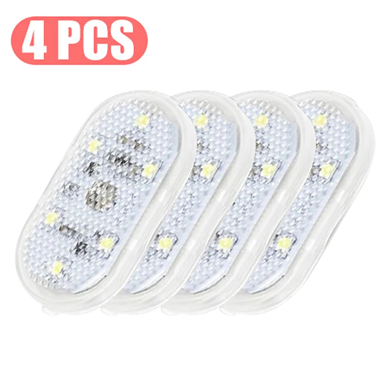 Rechargeable Magnetic Car LED Touch Light – Wireless Interior Lamp