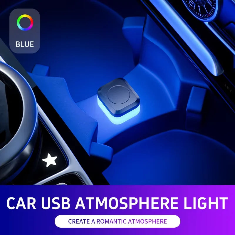 USB Car LED Ambient Light – Plug & Play Interior Atmosphere Lamp