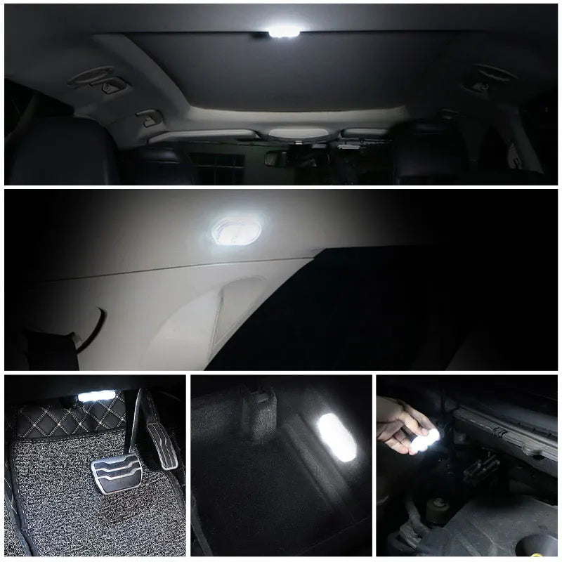 Wireless Magnetic Car Door LED Light – Rechargeable Touch Interior Lamp