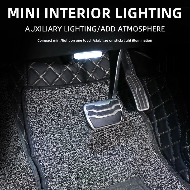 Wireless Magnetic Car Door LED Light – Rechargeable Touch Interior Lamp