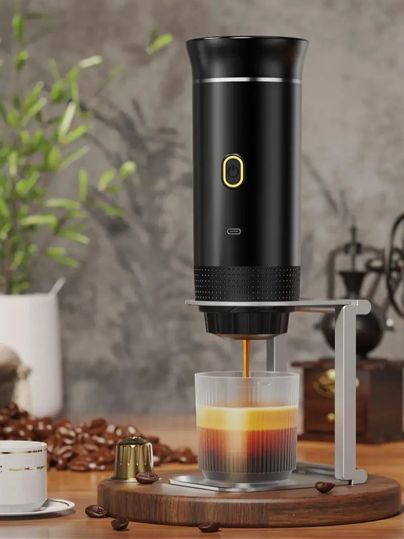 Portable Electric Espresso Machine – 3-in-1 Travel Coffee Maker
