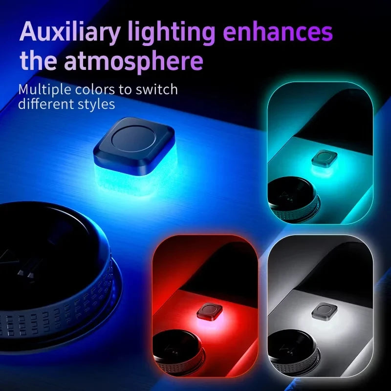 USB Car LED Ambient Light – Plug & Play Interior Atmosphere Lamp