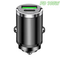 100W USB-C Fast Car Charger – Dual Port PD Charger for iPhone, Samsung & MacBook