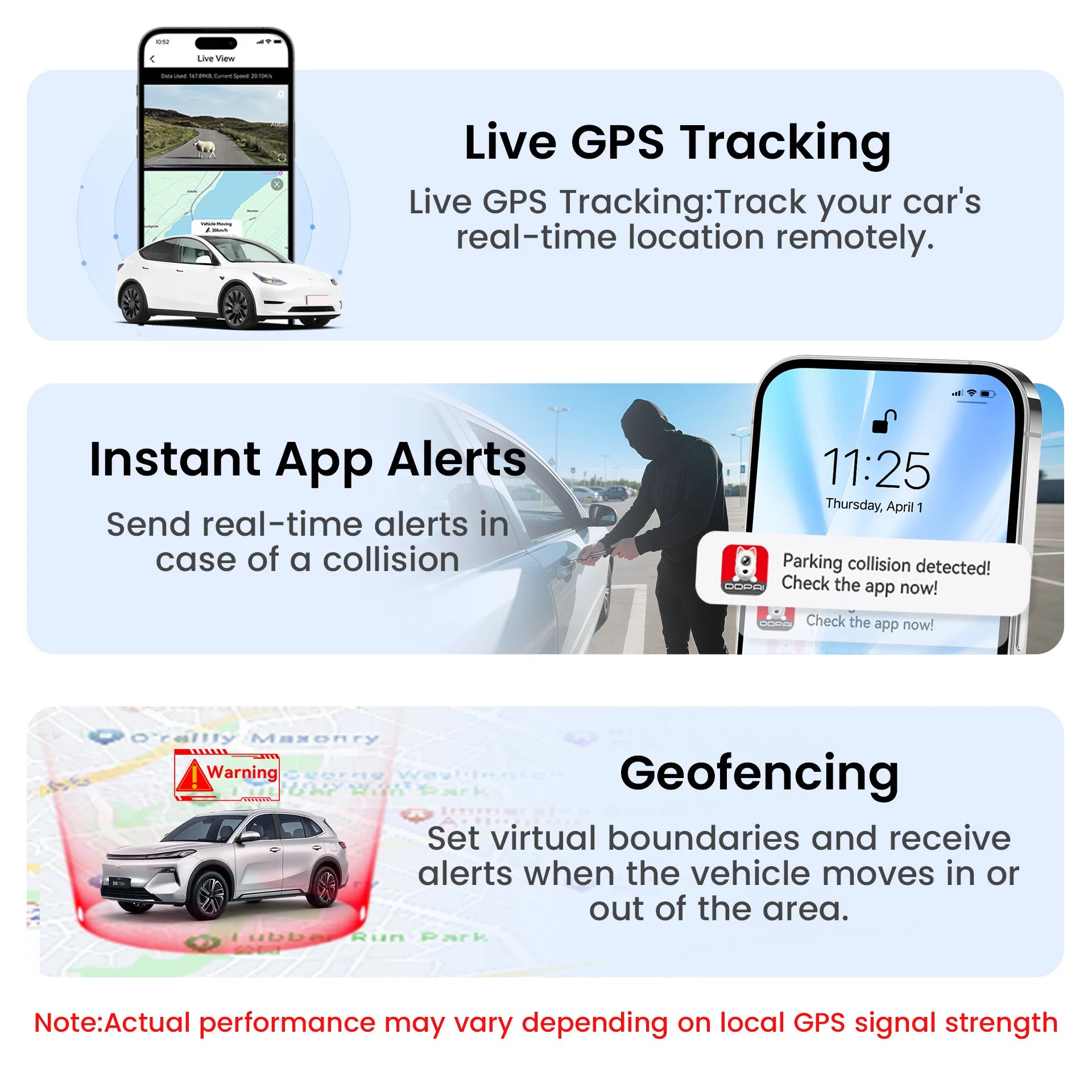 4K Smart Dash Cam with GPS & WiFi – Ultra HD Car Camera with Night Vision